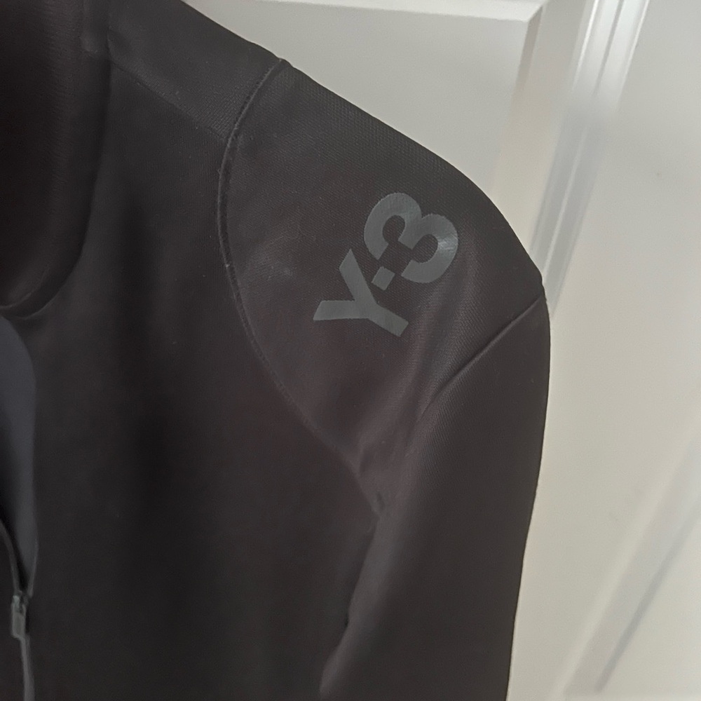 Y-3 Adidas Black Full-Zip Jacket - Picture 3 of 7